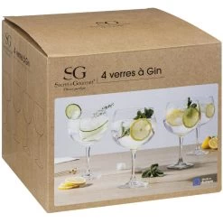 Secret De Gourmet Gin Glazen - 4x Stuks - 700 Ml - Transparant - 12 X 20 Cm 7 Secret De Gourmet Gin Glazen - 4x Stuks - 700 Ml - Transparant - 12 X 20 Cm -Beroemde Servies Winkel 00e3f76a0c3b43688e075cbb127ad2c4
