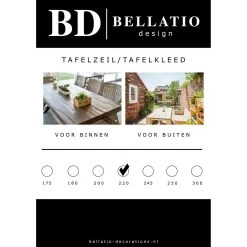 Bellatio Design Tafelzeil - Antraciet - Kanten Patroon - 140 X 220 Cm -Beroemde Servies Winkel 0826b080e16c4441bd81b08b7d63b383