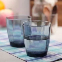 Bormioli Rocco Pulsar Waterglas - 30 Cl - Blauw - Set-6 -Beroemde Servies Winkel 1000002117 0101