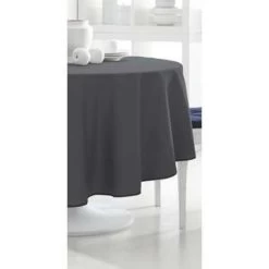 Today Rond Tafelkleed Antraciet - 180cm -Beroemde Servies Winkel 1000002175 0103