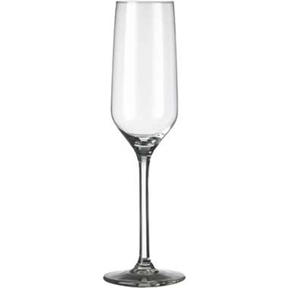 Champagneglazen Carre - 6 Stuks - Glas - 220 Ml 4 Champagneglazen Carre - 6 Stuks - Glas - 220 Ml - Afbeelding 2