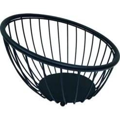 Artex Globe Fruitschaal - Zwart - Ø 28 Cm