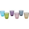 6x Stuks Gekleurde Waterglazen/drinkglazen Cosy Moments 310 Ml -Beroemde Servies Winkel 1000005279
