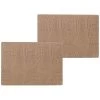 Wicotext Placemats - 4 Stuks - Coko - Beige - 43 X 30 Cm -Beroemde Servies Winkel 1000010966