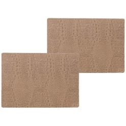Wicotext Placemats - 4 Stuks - Coko - Beige - 43 X 30 Cm