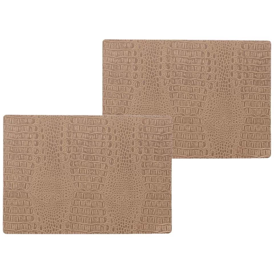 Wicotext Placemats - 4 Stuks - Coko - Beige - 43 X 30 Cm 3 Wicotext Placemats - 4 Stuks - Coko - Beige - 43 X 30 Cm