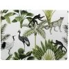 Rechthoekige Placemat Jungle Print Wit Kurk 30 X 40 Cm -Beroemde Servies Winkel 1000010971