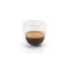 Merkloos Set Van 2x Dubbelwandige Koffie/espresso Glazen 70 Ml - Transparant -Beroemde Servies Winkel 1000012665