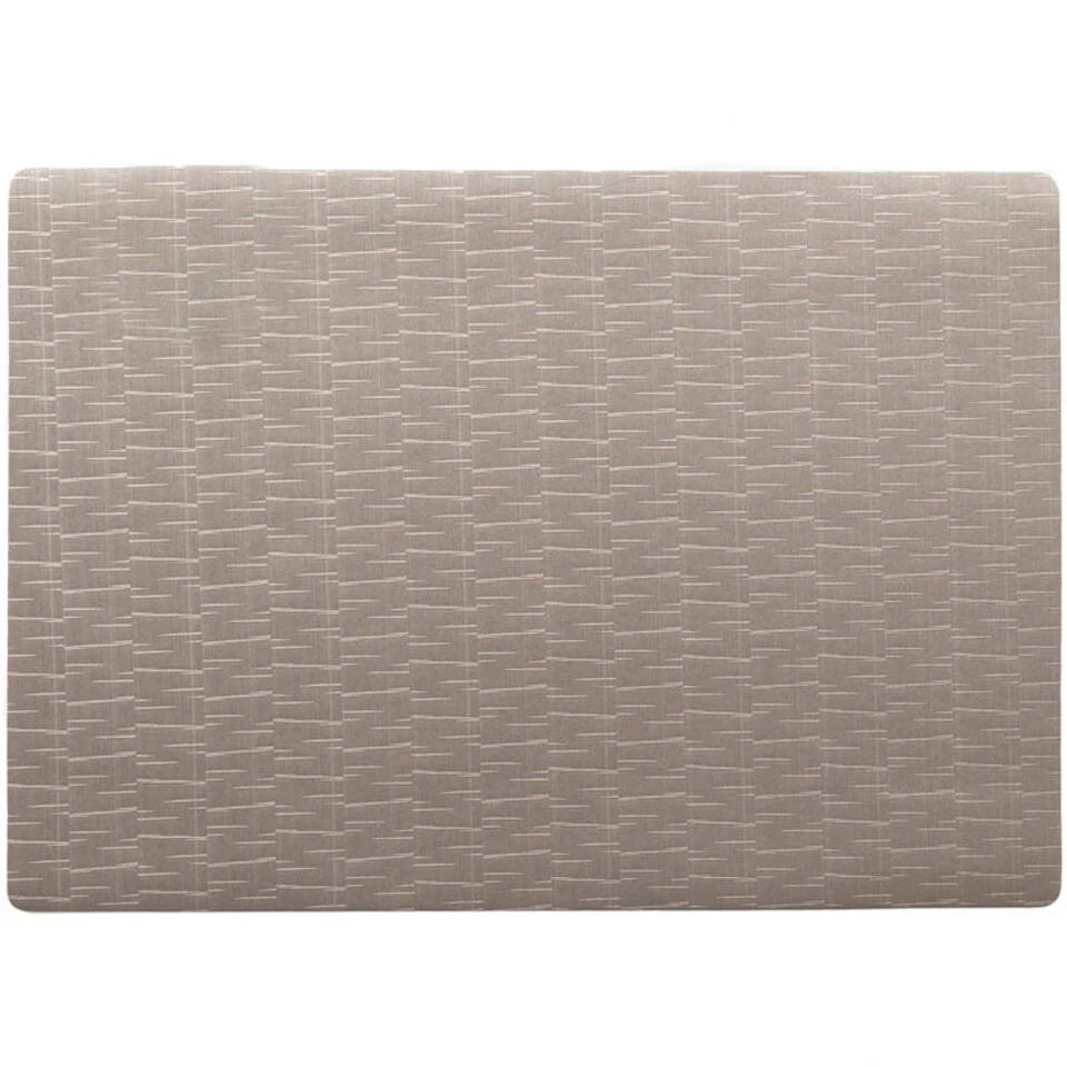Wicotex Placemat - Taupe - Luxe - Antislip - 43 X 30 Cm 3 Wicotex Placemat - Taupe - Luxe - Antislip - 43 X 30 Cm
