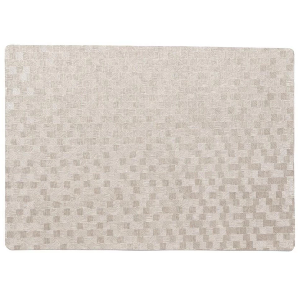Wicotex Placemat - Taupe - Vlakken - Antislip - 43 X 30 Cm 3 Wicotex Placemat - Taupe - Vlakken - Antislip - 43 X 30 Cm