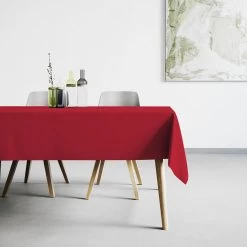 Mistral Home - Tafelkleed Waterafstotend - 150x250 Cm - Rood -Beroemde Servies Winkel 1000012707 0101