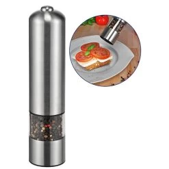 Merkloos Peper- Of Zoutmolen - Elektrisch - RVS -Beroemde Servies Winkel 1000012720 0101