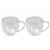 Merkloos Bellatio Design Theeglazen - Dubbelwandig - 2 Stuks - 240 Ml -Beroemde Servies Winkel 1000014500