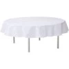 Wit Rond Tafelkleed/tafellaken 180 Cm Non Woven Polypropyleen -Beroemde Servies Winkel 1000014521