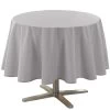 Wicotex Tafellaken - Lichtgrijs - Rond - Polyester - 180 Cm 2 Wicotex Tafellaken - Lichtgrijs - Rond - Polyester - 180 Cm -Beroemde Servies Winkel 1000014525