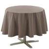 Wicotex Tafellaken - Taupe - Rond - Polyester - 180 Cm -Beroemde Servies Winkel 1000014528