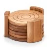 Zeller Glazenonderzetters - 6 Stuks - Bamboe - 10 Cm 1 Zeller Glazenonderzetters - 6 Stuks - Bamboe - 10 Cm -Beroemde Servies Winkel 1000014555
