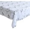 Bellatio Design Tafelzeil - Wit - Marmer Look - 140 X 250 Cm -Beroemde Servies Winkel 1000014663
