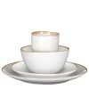 Mica Decorations Tabo Serviesset 4 Persoons Keramiek Wit -Beroemde Servies Winkel 1000019289