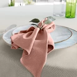 Mistral Home - Set Van 4 Servetten - 43x43 Cm - Terracotta 5 Mistral Home - Set Van 4 Servetten - 43x43 Cm - Terracotta -Beroemde Servies Winkel 1000020775 0101