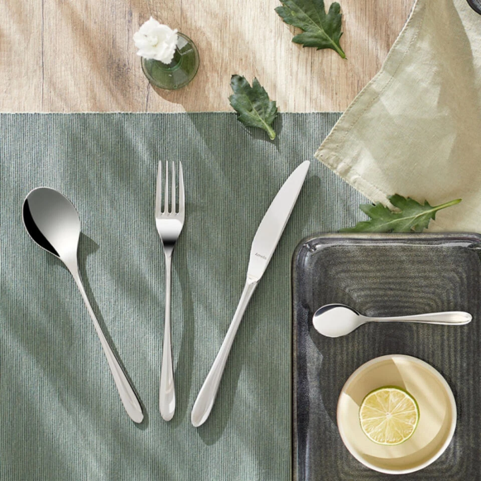 Amefa Cuba 6 Medium Theelepels 4 Amefa Cuba 6 Medium Theelepels - Afbeelding 2