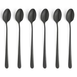 Amefa Austin Black 6 Theelepels