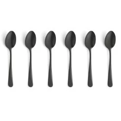 Amefa Austin Black 6 Koffielepels