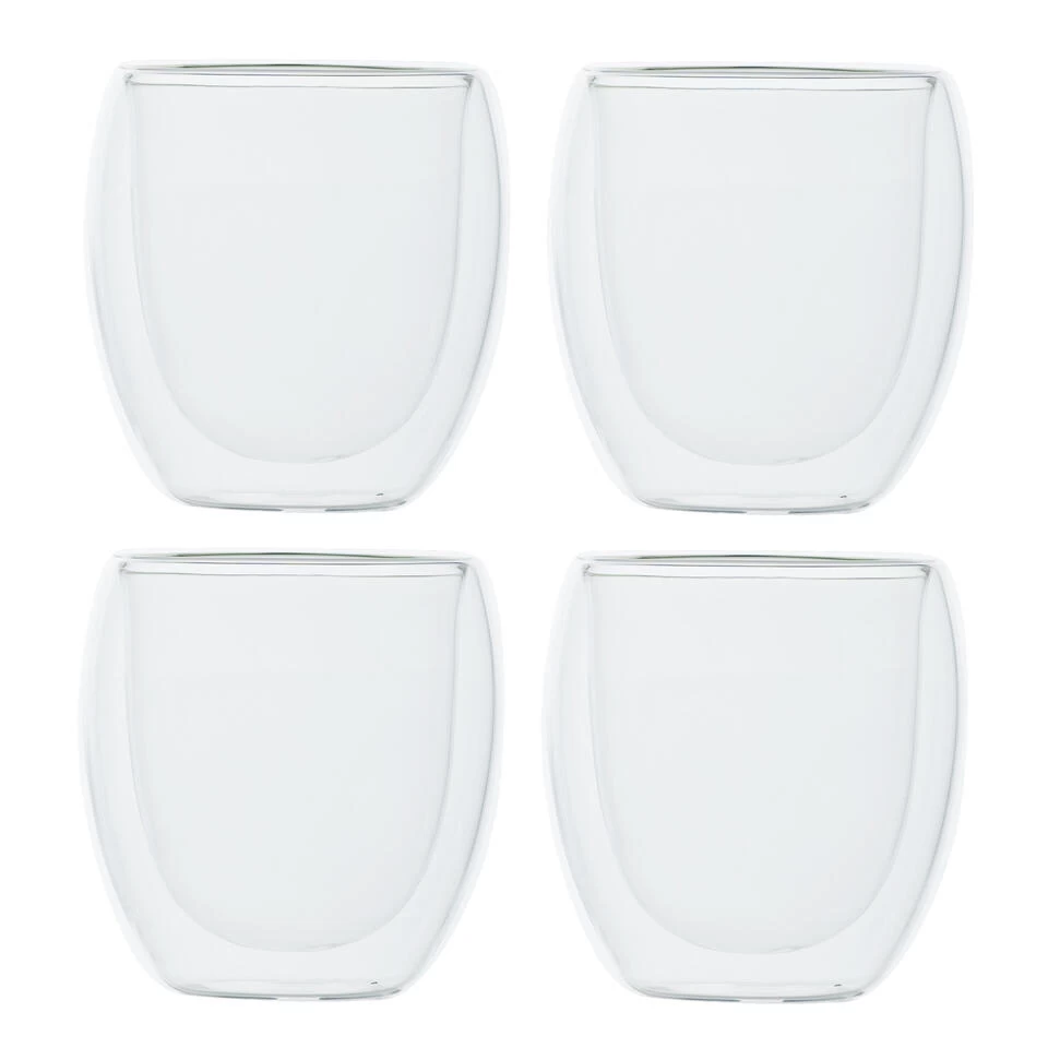 Cosy&Trendy Borosilicate Koffiebeker - 30 Cl - Set-2 4 Cosy&Trendy Borosilicate Koffiebeker - 30 Cl - Set-2 - Afbeelding 2