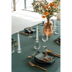 Giftbox-Tafellinnen-Dine In Style-extra Lang Tafelkleed-Donkergroen 9 Giftbox-Tafellinnen-Dine In Style-extra Lang Tafelkleed-Donkergroen -Beroemde Servies Winkel 1000021775 0103