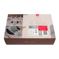 Giftbox-Tafellinnen-Dine In Style-extra Lang Tafelkleed-Lichtgrijs 7 Giftbox-Tafellinnen-Dine In Style-extra Lang Tafelkleed-Lichtgrijs -Beroemde Servies Winkel 1000021777 0101