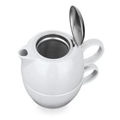 Merkloos Theepot - Tea For One Set - Inclusief Theebeker - 430 Ml -Beroemde Servies Winkel 1000022119 0103