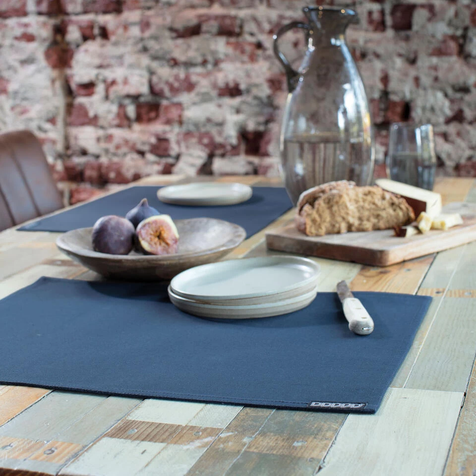 DDDDD Placemat Kit - 35x45cm - Blauw - 2 Stuks 4 DDDDD Placemat Kit - 35x45cm - Blauw - 2 Stuks - Afbeelding 2
