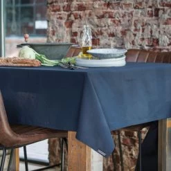 DDDDD Tafelkleed Kit - 140x240 Cm - Blauw -Beroemde Servies Winkel 1000027930 0101