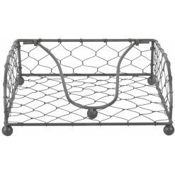 Merkloos Servethouder - Metaal - 18 X 18 X 6 Cm