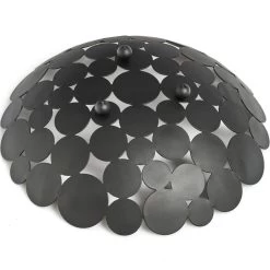 Zeller Fruitschaal - Zwart - Metaal - 29 Cm 6 Zeller Fruitschaal - Zwart - Metaal - 29 Cm -Beroemde Servies Winkel 1000029047 0101