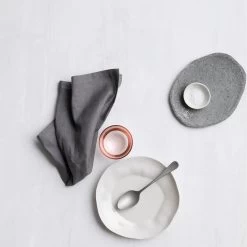 DDDDD Servetten Cabin - 40x40cm - Grijs - 4 Stuks -Beroemde Servies Winkel 1000029129 0102