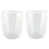 Merkloos Bellatio Design Theeglazen - 2 Stuks - Glas - Dubbelwandig - 300 Ml -Beroemde Servies Winkel 1000031486