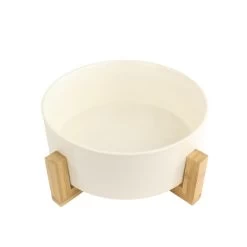 Orange85 Slakom Saladeschaal Saladecouverts Saladebestek Set Wit Bamboe -Beroemde Servies Winkel 1000033090 0110