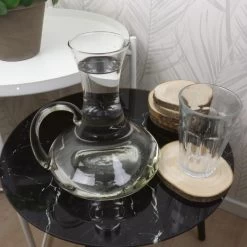 Orange85 Decanteer Karaf Met Oor 1.5L Wijn Beluchter Decanteerkan Glas -Beroemde Servies Winkel 1000033098 0110