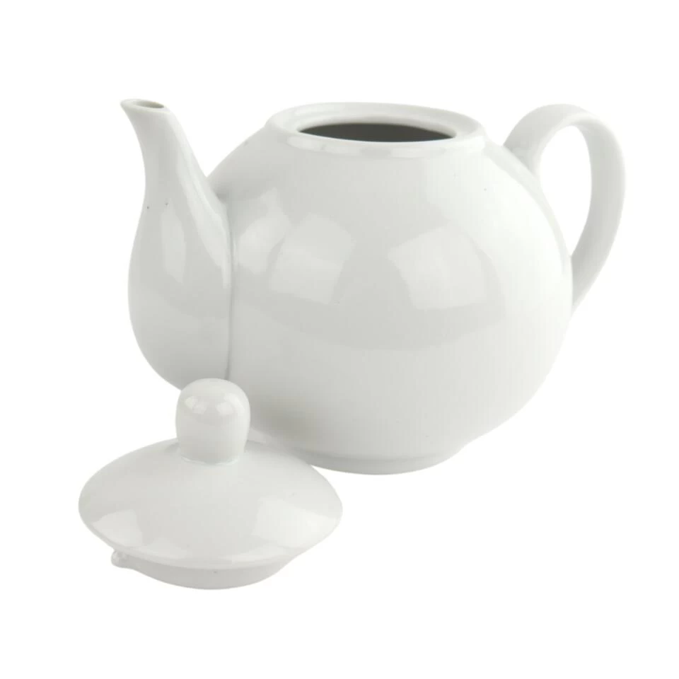 Orange85 Theepot Wit 1,1L 18x15x16cm Porselein 4 Orange85 Theepot Wit 1,1L 18x15x16cm Porselein - Afbeelding 2