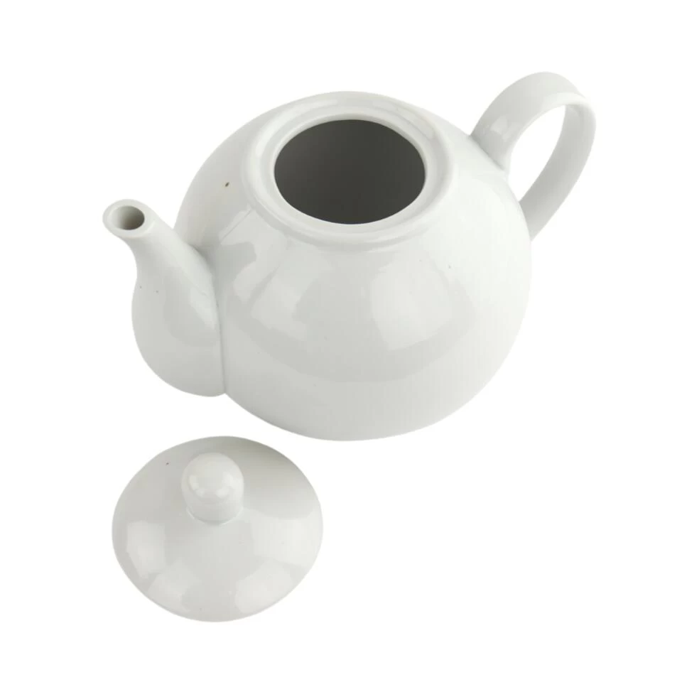 Orange85 Theepot Wit 1,1L 18x15x16cm Porselein 5 Orange85 Theepot Wit 1,1L 18x15x16cm Porselein - Afbeelding 3