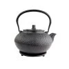 Orange85 Theepot Met Onderzetter Tetsubin Japans Theebus Zwart 1.5L Gietijzer -Beroemde Servies Winkel 1000033126
