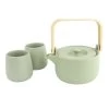 Orange85 Theepot Mint 50cl Met 2 Kopjes Aardewerk Bamboe 1 Orange85 Theepot Mint 50cl Met 2 Kopjes Aardewerk Bamboe -Beroemde Servies Winkel 1000033128