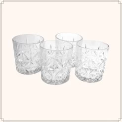 OTIX Whiskey Glazen Set Van 4 Kristal Stijlvol 230 Ml Dik Glas Stevig Sierlijk 9 OTIX Whiskey Glazen Set Van 4 Kristal Stijlvol 230 Ml Dik Glas Stevig Sierlijk -Beroemde Servies Winkel 1000033178 0111