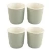 Orange85 Espressokopjes 4 Stuks Mintgroen 90 Ml Porselein -Beroemde Servies Winkel 1000033187