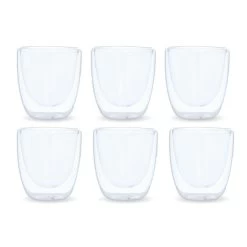 OTIX Dubbelwandige Espressoglazen Isolerend 100ml 6 Stuks Glas