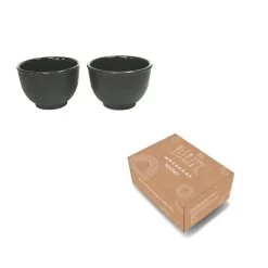 Orange85 Theekopjes Gietijzer Theekop 100 Ml Set Van 2 Zwart -Beroemde Servies Winkel 1000033203 0111