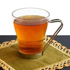 Orange85 Theeglazen Koffieglazen Met Oor 230 Ml 6 Stuks Transparant -Beroemde Servies Winkel 1000033206 0101