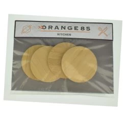Orange85 Onderzetters Rond Bamboe 4 Stuks -Beroemde Servies Winkel 1000033224 0111