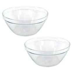 Gerim Saladeschaal Pompei - Glas - 3.6 Liter - 26 Cm -Beroemde Servies Winkel 1000034349 0105